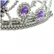 xx tiara z krysztalkami fioletowa