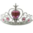 xx tiara z krysztalkami rozowa