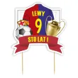 xx topper papierowy fcb lewy 9 sto lat