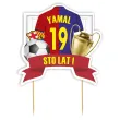 xx topper papierowy fcb yamal 19 sto lat