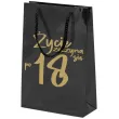 xx torebka czarna zycie zaczyna sie po 18 mala