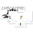 xx zaproszenia szachy figury 9 6 x 14 6 cm 6 szt