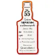 xx zaproszenie butelka whisky 55 urodziny