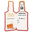 xx zaproszenie butelka whisky zamykana 80 urodziny
