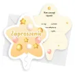 xx zaproszenie gwiazdeczka pink uni