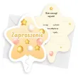 xx zaproszenie gwiazdeczka urodziny baloniki rozowy 10 4x13 2 cm 1 szt