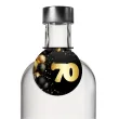 xx zawieszka na alkohol 70 urodziny czarno zloty