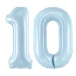 xx zestaw balonow liczba 10 niebieska