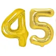 xx zestaw balonow liczba 45 zloty 33 dgt 2 szt