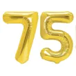 xx zestaw balonow liczba 75 zloty 33 dgt 2 szt
