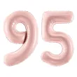 xx zestaw balonow rozowy liczba 95