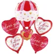 xx zestaw balonow serca