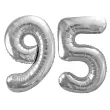 xx zestaw balonow srebrny liczba 95