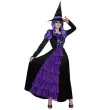 xx zestaw dla doroslych fioletowa czarownica sukienka kapelusz rozm m