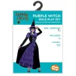 xx zestaw dla doroslych fioletowa czarownica sukienka kapelusz rozm s