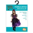 xx zestaw dla dzieci fioletowa czarownica sukienka opaska rozm 110 120 cm