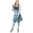 xx zestaw dla dziewczynki monster high frankie stein sukienka odpinany pasek spinka do wlosow