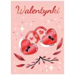 xx zk kartka okolicznosciowa karnet b6 walentynki klodki 1 szt