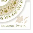 xx zk zaproszenie kwadrat zkw 120x120 komunia nr 39814 dzieciece chlopiec dziewczynka religia