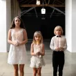 xx zk zaproszenie kwadrat zkw 120x120 komunia nr 39814 dzieciece chlopiec dziewczynka religia