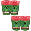 xx zku kubeczki wielokrotnego uzytku minecraft mojang 250 ml 4 szt