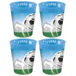 xx zku kubeczki wielokrotnego uzytku party cups soccer fans decorata party 250 ml 4 szt