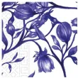 xx zse serwetki papierowe blue porcelain 33 x 33 cm 20szt