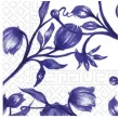 xx zse serwetki papierowe blue porcelain 33 x 33 cm 20szt