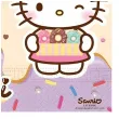 xx zse serwetki papierowe hello kitty and kuromi 33x33 cm 20 szt