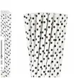 xx zsl rurki slomki pap czarne groszki 6x197 mm 250 szt