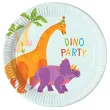 xx zta talerzyki papierowe dino party 20 cm 8 szt