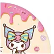 xx zta talerzyki papierowe hello kitty and kuromi 23cm 8 szt
