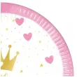 xx zta talerzyki papierowe my little princess fsc 20 cm 8 szt