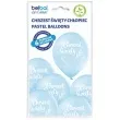 yy balony d11 chrzest swiety golebie niebieski belbal 12 6 szt