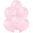 yy balony d11 chrzest swiety golebie rozowy belbal 12 6 szt