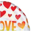 yy bfk balon foliowy 18 cir i love you holo rainbow hearts zapakowany