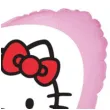 yy xx balon foliowy hello kitty w okienku flexmetal 18 hrt