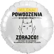 zabawny prezent dla kolegi kolezanki na odejscie z pracy balon foliowy zdrajca imie bialy 18