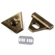 zapiecie obrotowe do toreb mosiadz stoklasa 47 x 50 mm