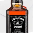 zaproszenia butelka whisky zamykana 20 urodziny 6x14 8 cm 6 szt