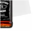 zaproszenia butelka whisky zamykana 75 urodziny 6x14 8 cm 6 szt