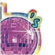 zaproszenia disco kula lata 70 amscan 8 szt