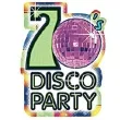 zaproszenia disco kula lata 70 amscan 8 szt