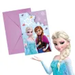 zaproszenia frozen kraina lodu procos 9x14 cm 6 szt