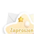 zaproszenia gwiazdeczka urodziny baloniki rozowy 10 4x13 2 cm 6 szt