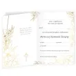 zaproszenia komunia gold line 10 5x14 8 cm 8 szt