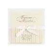 zaproszenia komunijne z kokarda kremowe 10 szt