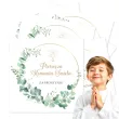 zaproszenia na komunie eukaliptus beauty w okregu pierwsza komunia swieta 15x15 cm 1 szt