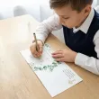 zaproszenia na komunie eukaliptus beauty w okregu pierwsza komunia swieta 15x15 cm 1 szt