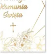 zaproszenia na komunie gold line pierwsza komunia swieta 10 5x14 8 cm 8 szt